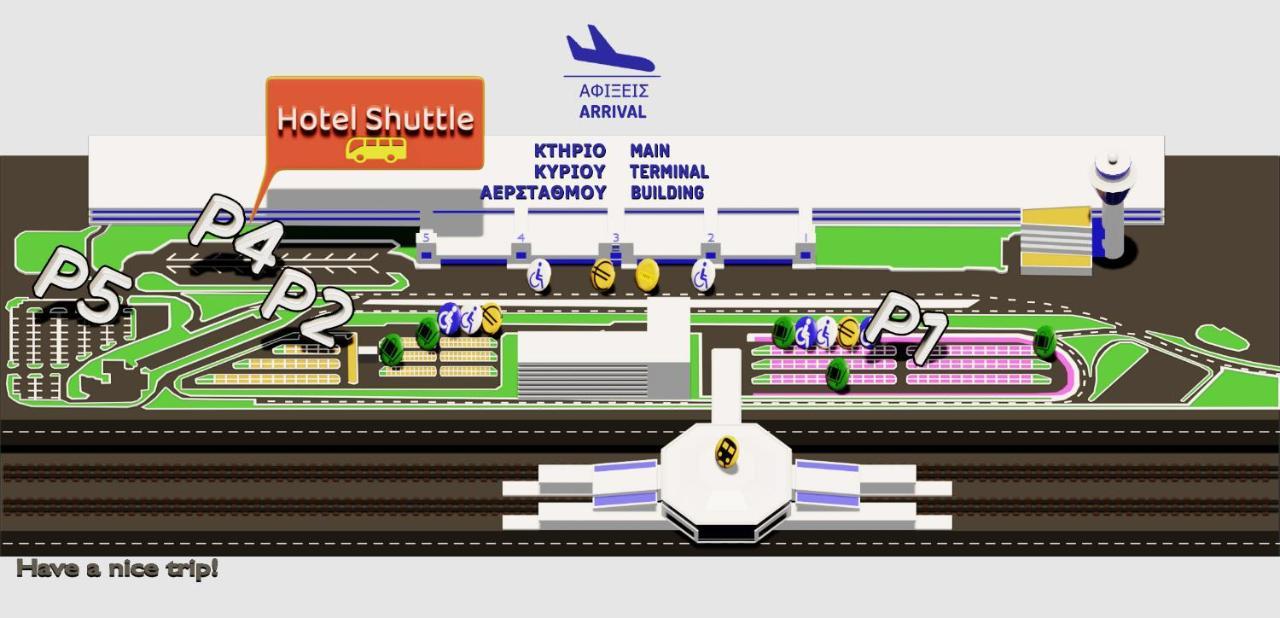 Gk Airport Suites - Free Shuttle By Gk Properties Markopoulo Mesogaias Экстерьер фото